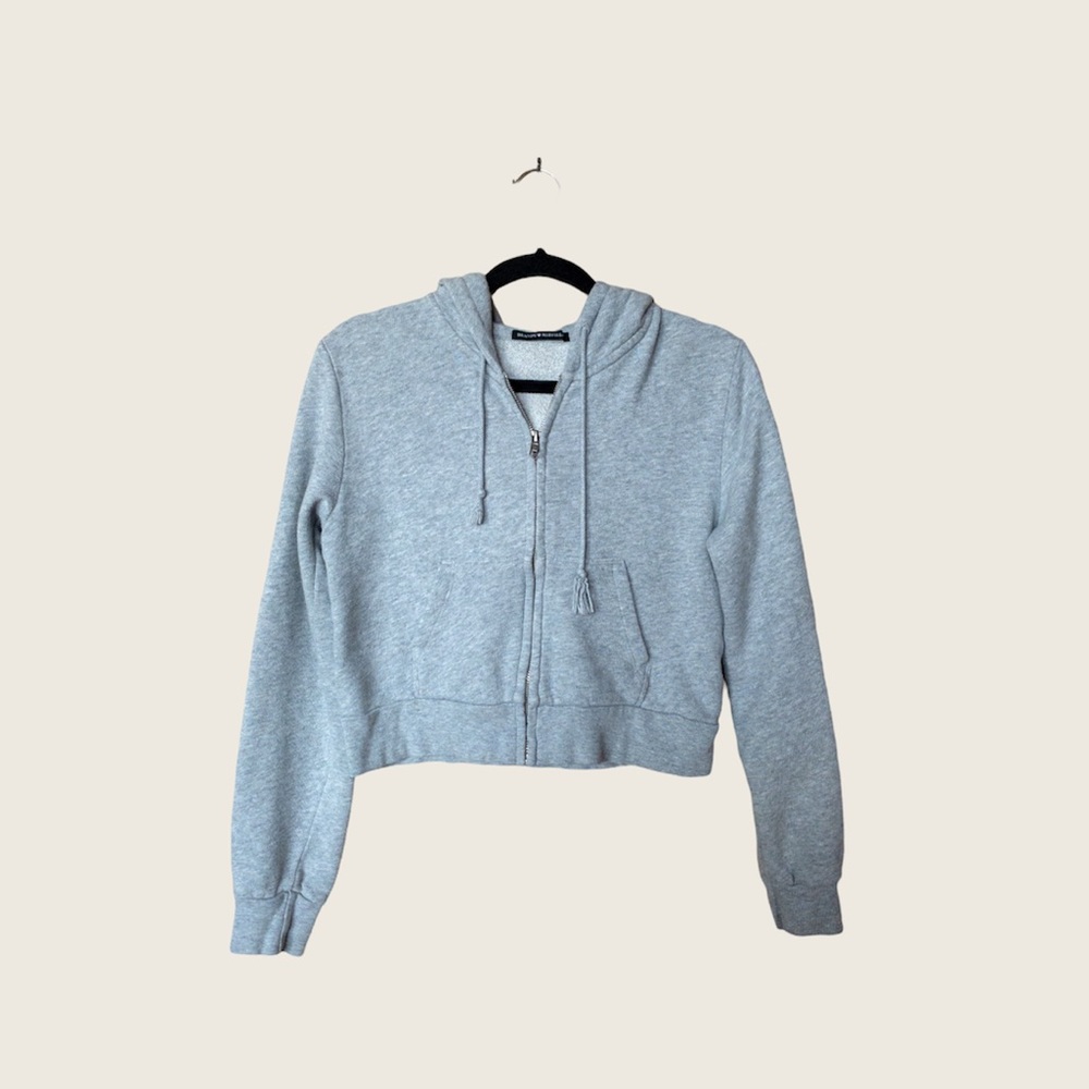 brandy melville crystal gray hoodie